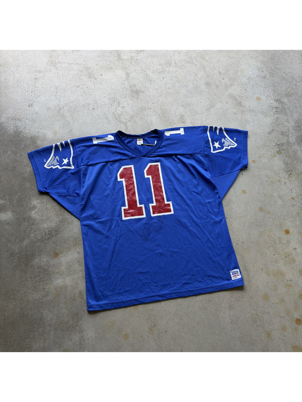 Vintage Wilson NFL New England Patriots Football Jersey XXL